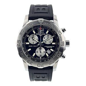 Breitling Colt Chronograph Steel Black Dial 41mm Quartz Mens Watch A73387